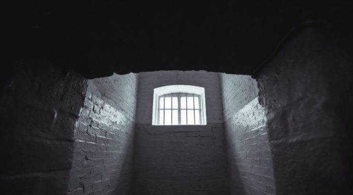 hallway with window