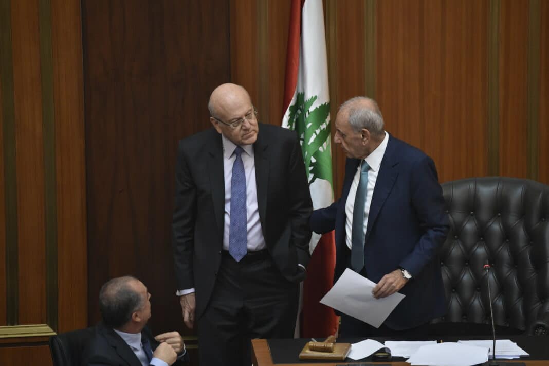 Najib Mikati et Nabih Berri appellent à la mise en œuvre complète de la Résolution 1701