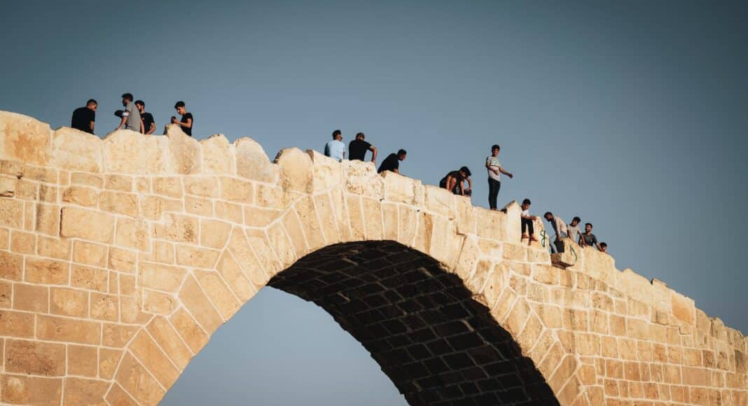 landscape sunset man love