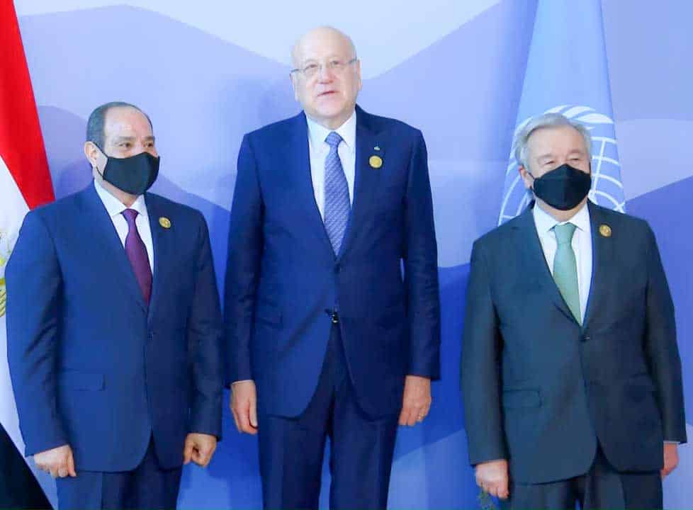 Le changement climatique entraînera une baisse de 14 % du PIB du Liban d'ici 2040, et une nouvelle baisse de 32% d'ici 2080 (Najib Mikati)