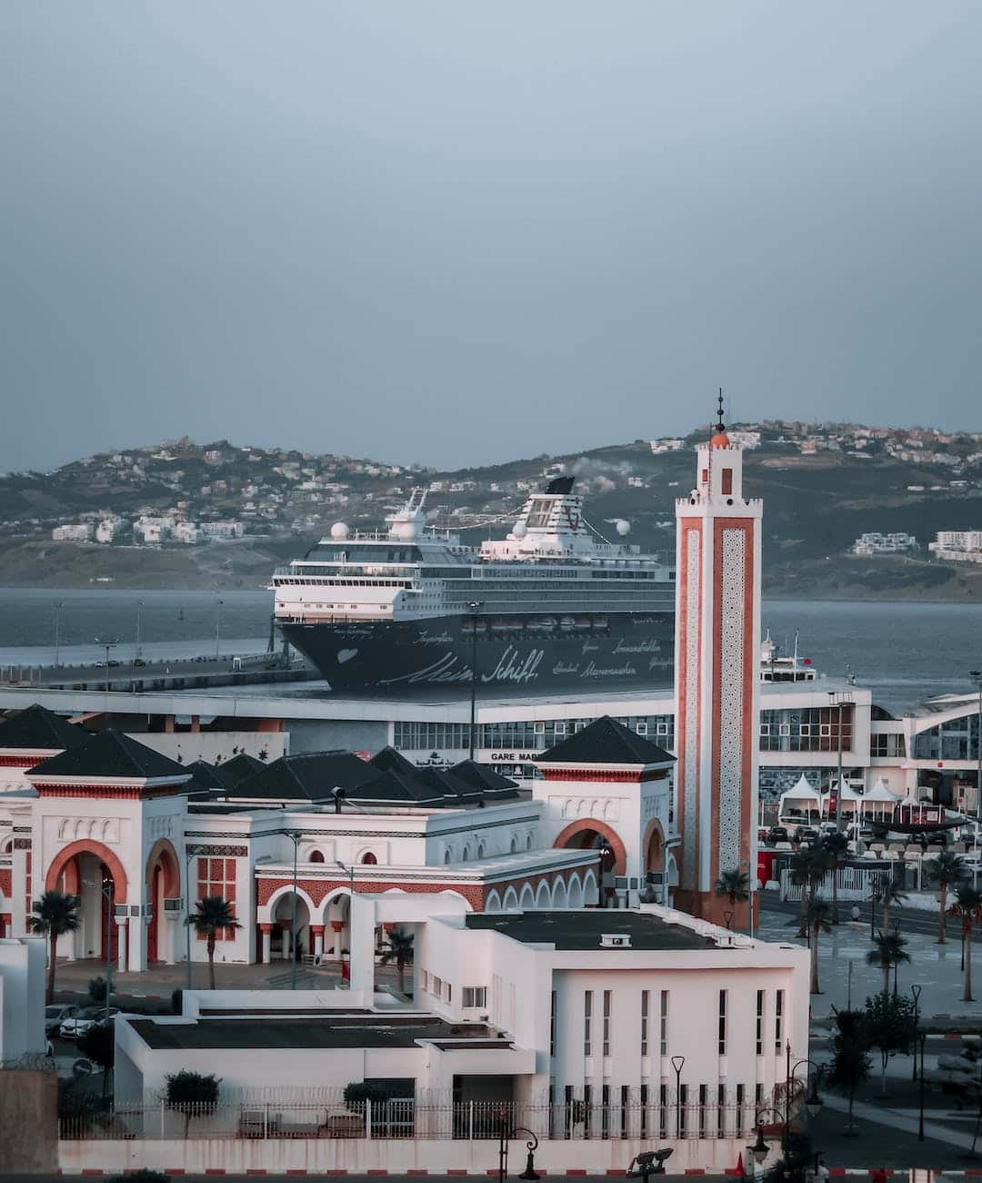 sea city landscape sky