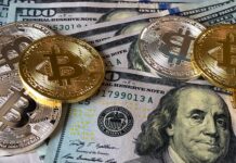 Crypto-monnaies : Prospection, enjeux, questionnements et perspectives bitcoins and u s dollar bills