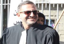 L'avocat et activiste des déposants en colère Rami Oleik, libéré ce mardi