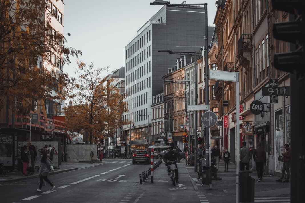 people walking on the street