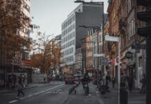 people walking on the street