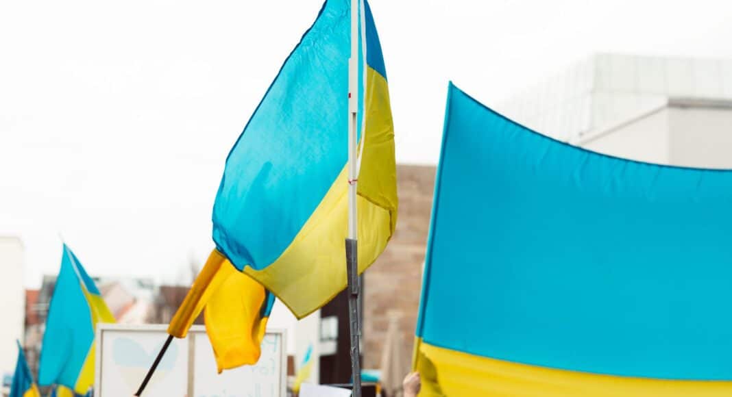 people protesting on the street