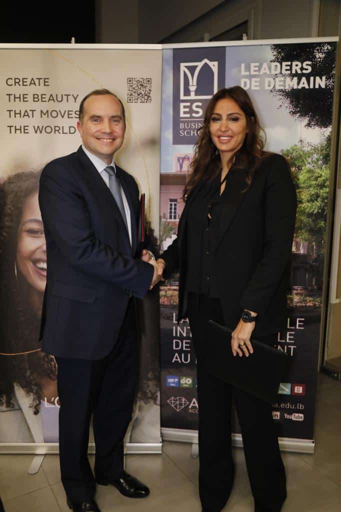 L’ESA BUSINESS SCHOOL ET L’OREAL LIBAN SIGNENT UN PARTENARIAT POUR L’ENTREPRENARIAT FEMININ ET L’EMANCIPATION DES FEMMES