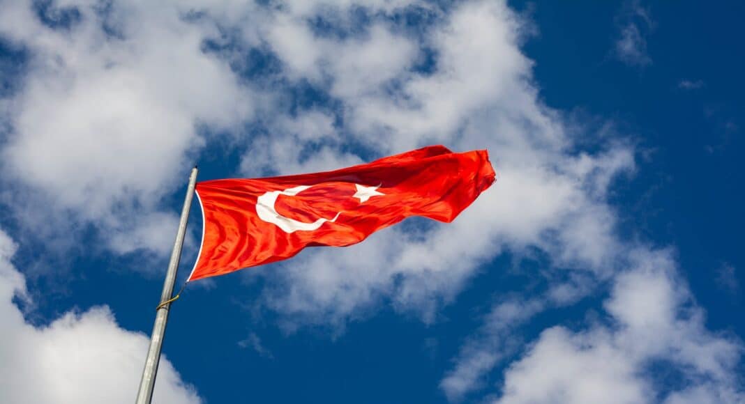 low angle photo of flag of turkey