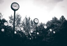 art city clock clock face