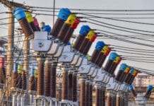 colorful high voltage power transformer