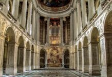 interior of chateau de versailles palace of versailles great hall ballroom