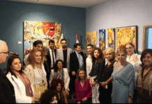 Vernissage de l' exposition" Au Bord de l'Art " à l' occasion des quatre ans du CAPL.