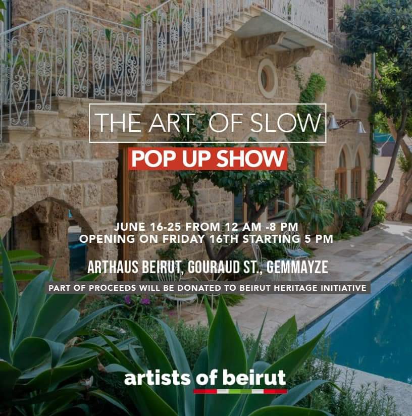 ‘THE ART OF SLOW’ Pop up Show / 16-25 Juin 2023