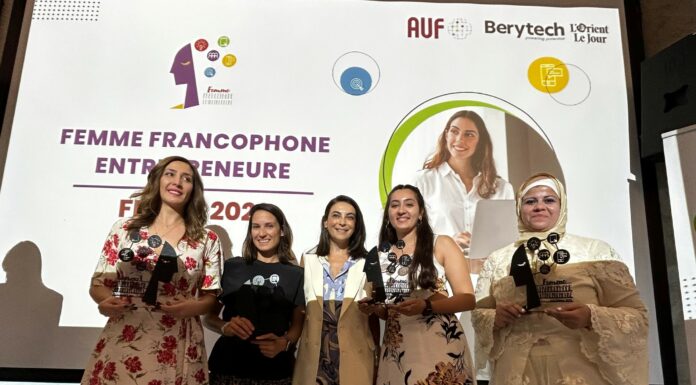 24 000 euros partagés entre 3 femmes francophones entrepreneures libanaises