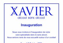 Inauguration de l'enseigne Xavier Alcool Sans Alcool