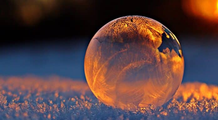 clear glass sphere