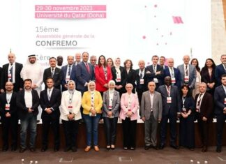 Les Recteurs de la région réunis à Doha, en présence du Recteur de l’AUF, ont élu le RP. Salim Daccache s.j. président de la Conférence régionale de recteurs (C2R) Moyen-Orient