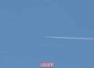 L’Escalade de la Violence au Sud-Liban continue: le point à midi Un avion israélien survolant la capitale libanaise, le 11 février 2024. Crédit Photo: Libnanews.com, tous droits réservés