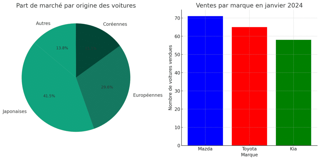 Le marché libanais de l'automobile toujours baissier en janvier 2024