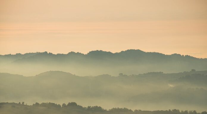 silhouette photo of mountains