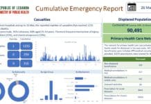 sud Liban: 1235 victimes, dont 316 morts selon le dernier bilan officiel