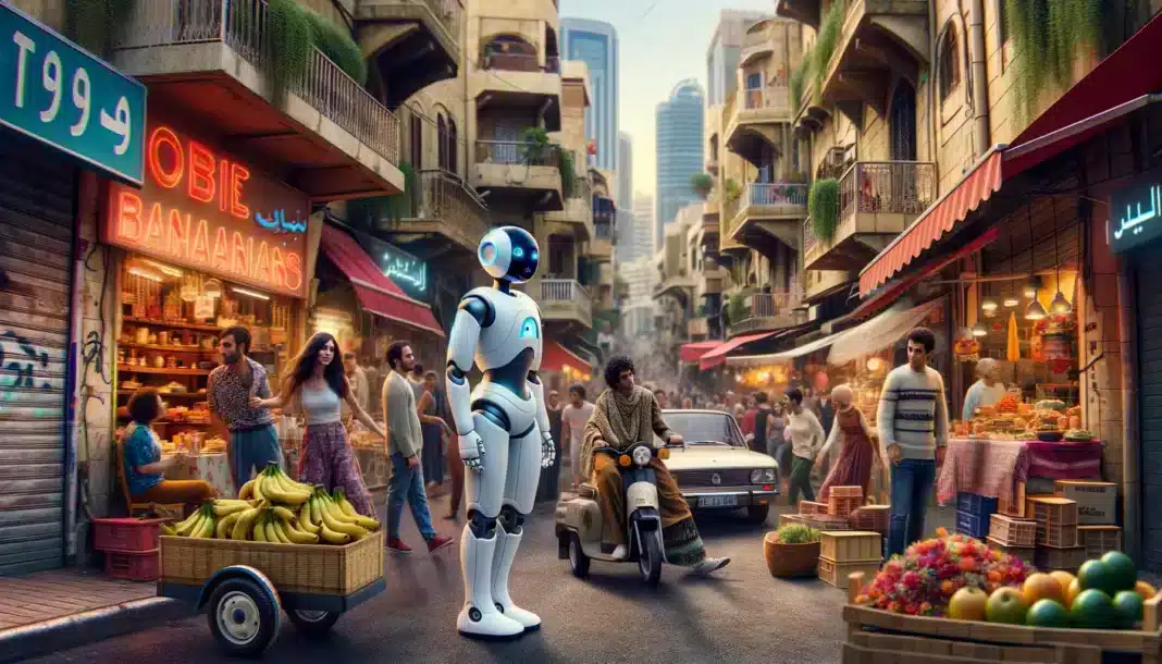 Beirut By Bytes : Les péripéties hilarantes d'une IA humanoïde perdue dans les rues animées de Beyrouth
