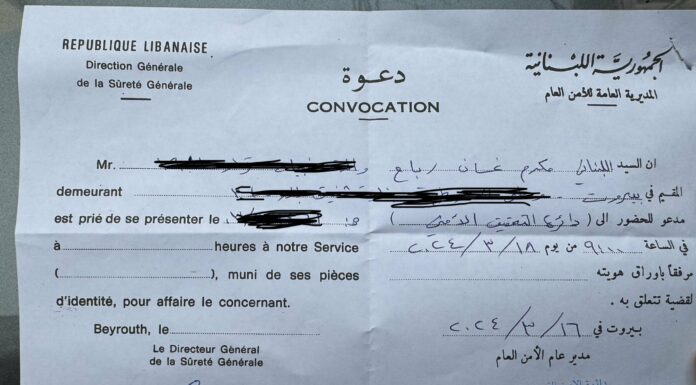 Mobilisation pour Makram Rabah, brièvement détenu suite à des critiques contre le Hezbollah