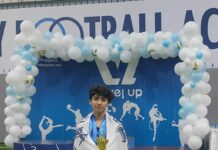 Le jeune gymnaste libanais Matteo El Beyrouthi brille lors du championnat international de gymnastique aux ÉAU