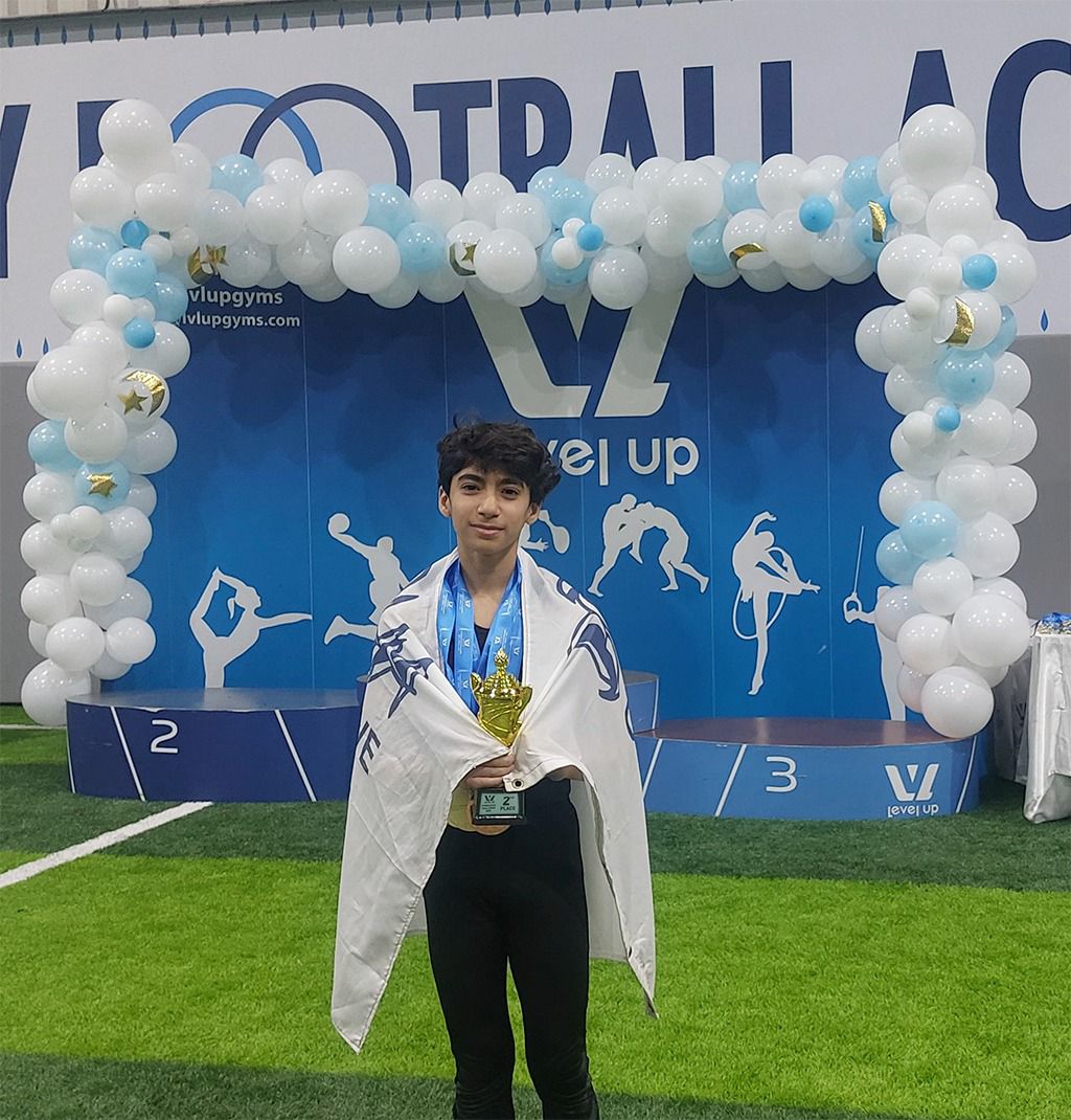 Lebanese child gymnast Matteo El Beyrouthi shines in the international gymnastics championship in the UAE