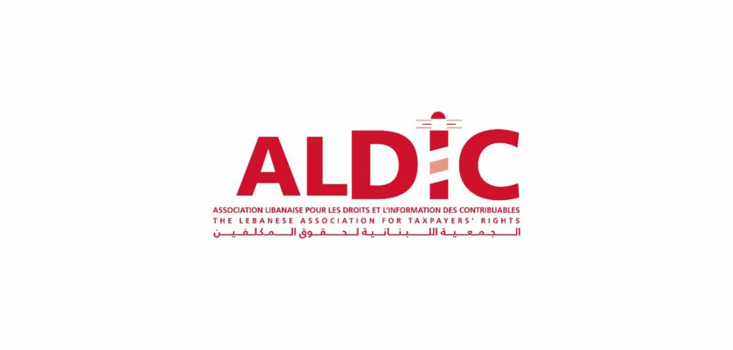 The Lebanese Association For Taxpayers&rsquo; Rights (ALDIC) sends its report for the year 2023 to all Members of Parliament