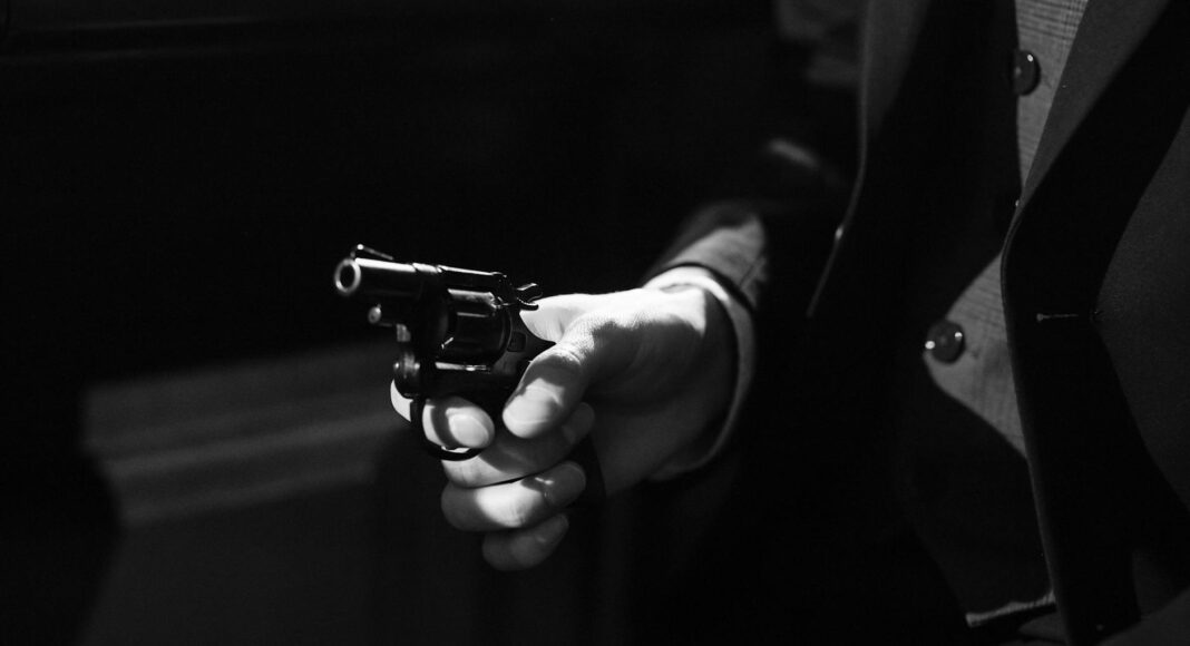 photo of person holding a handgun