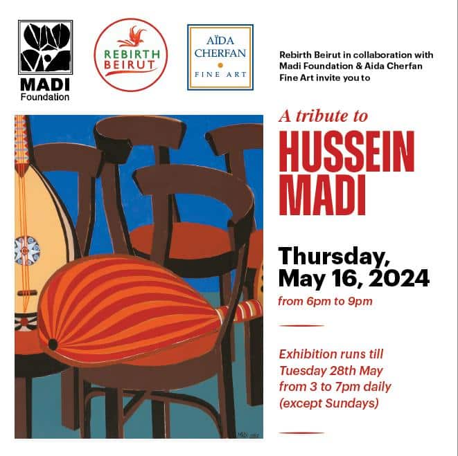 Rebirth Beirut, la Fondation Madi et Aida Cherfan Fine Art rendent hommage à Hussein Madi :