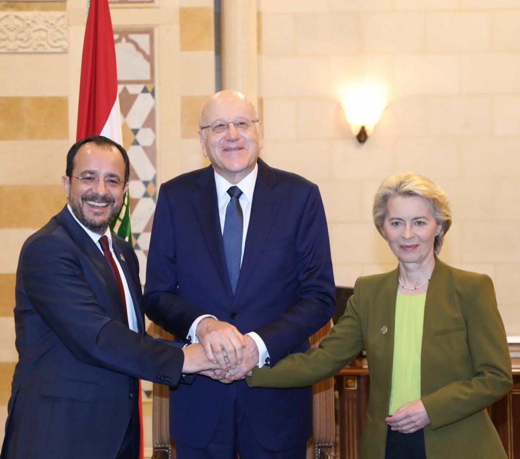 Ursula von der Leyen annonce un soutien renforcé de l&rsquo;UE au Liban lors d&rsquo;une conférence de presse à Beyrouth