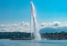 the geneva water fountain in geneva