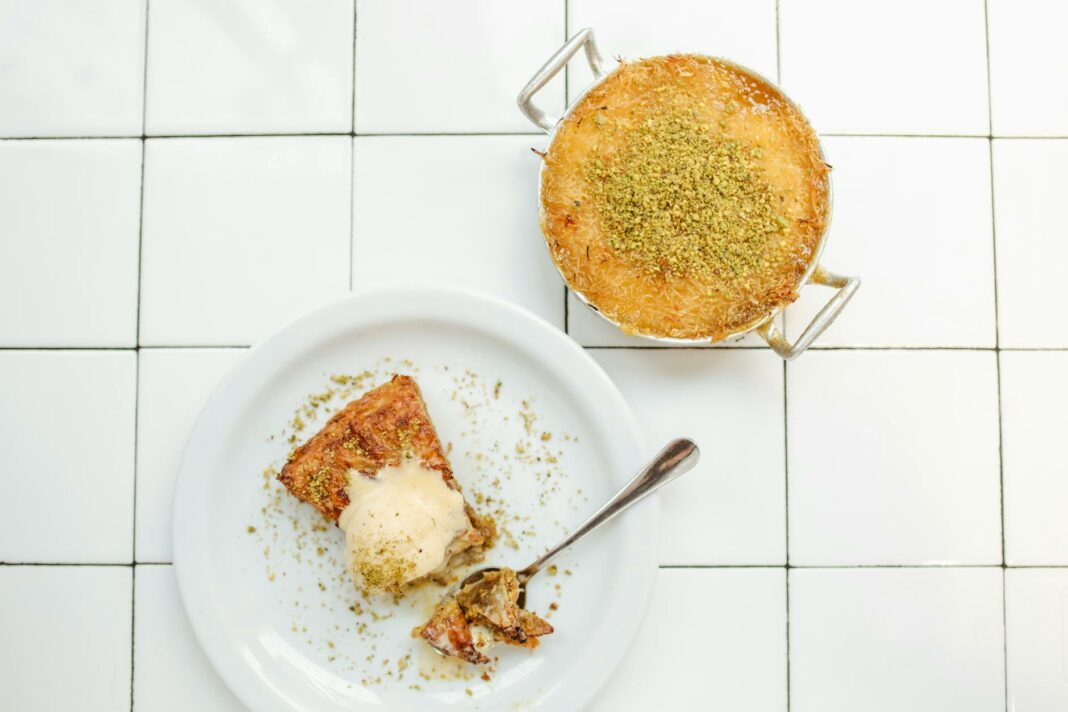 overhead shot of jewish cuisines