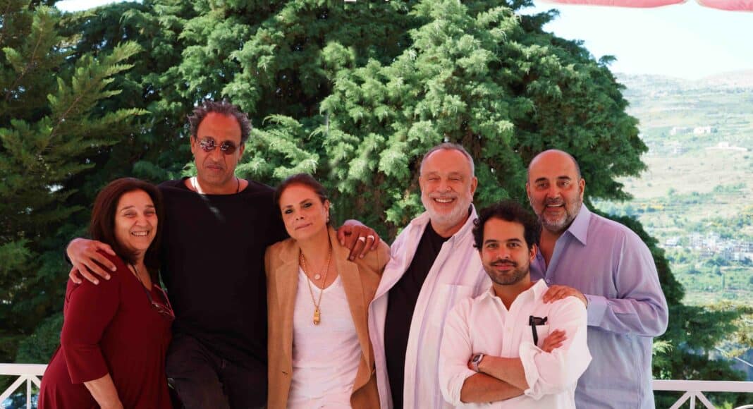 Photo: Samar Mogharbel, Hady Sy, Rania Tabbara, Ghassan Zard, Daniel Rey et Rony Zibara