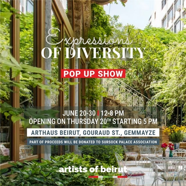 « EXPRESSIONS OF DIVERSITY » Pop up Show / 20-30 Juin 2024