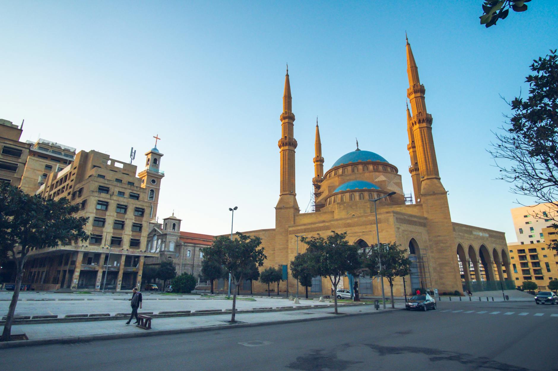 the mohammad al amin mosque in beirut beirut governorate lebanon