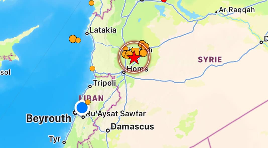 La Syrie et le Liban légèrement secoués par un tremblement de terre
