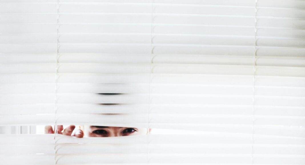 photography of person peeking
