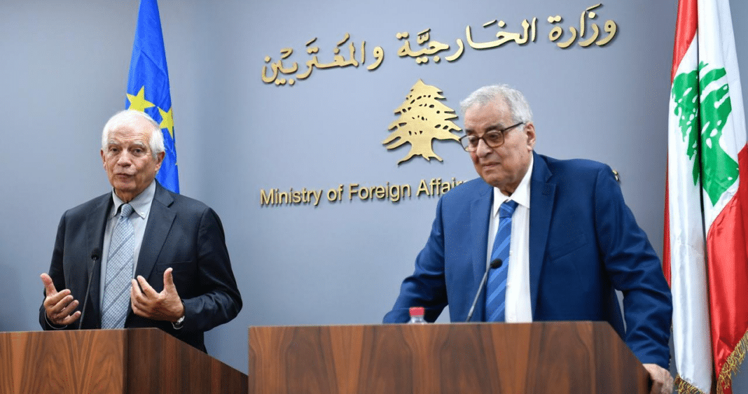 Josep Borrell appelle à accélérer les efforts pour une solution politique au Liban afin d'éviter une escalade du conflit avec Israël