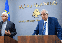 L’agression israélienne continue dans le sud du Liban et la crise humanitaire au menu des discussions de Josep Borrell