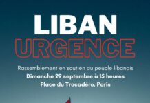 Urgence Liban : Rassemblement à Paris en soutien au peuple libanais
