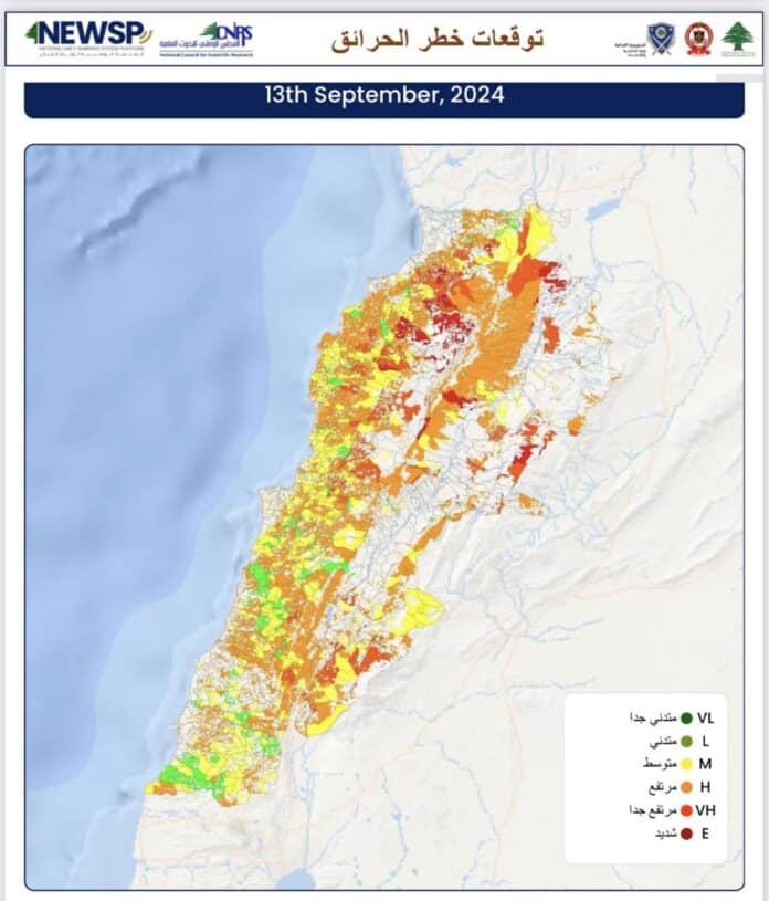 menace incendie Le Liban sous la menace croissante des incendies et un pyromane repéré