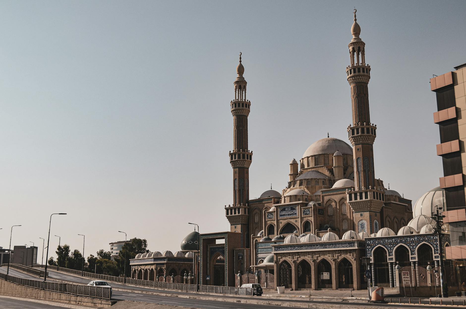 brown and white concrete building