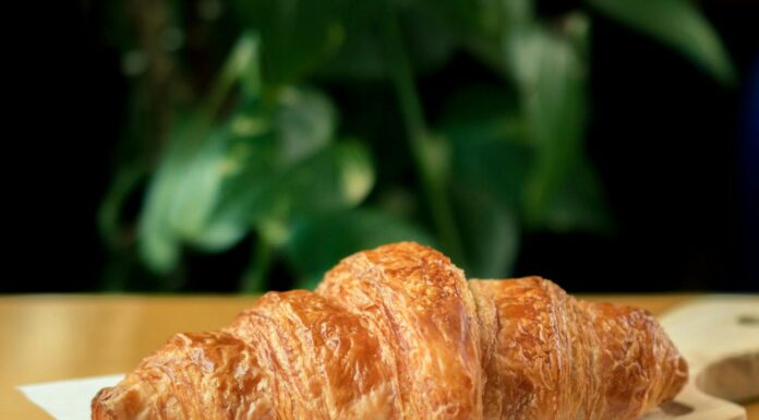 close up photo of croissant