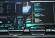 data codes through eyeglasses