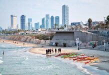 tel aviv, city, beach