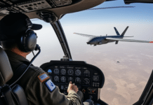 Quand un hélicoptère israélien rencontre un drone du Hezbollah à Haifa