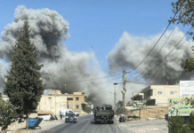 Airstrikes hit aid convoy in Ain town in Baalbek, Bekaa Valley, eastern Lebanon